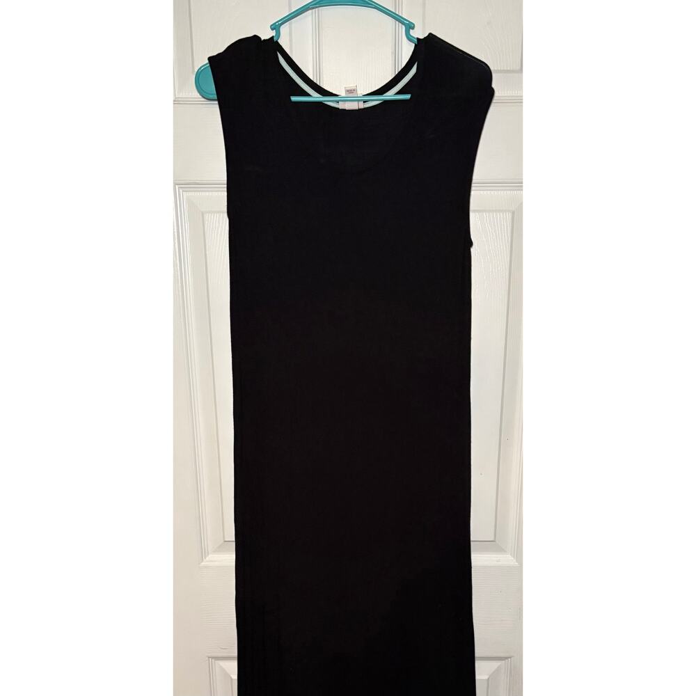 Merona black sleeveless maxi dress size XS
